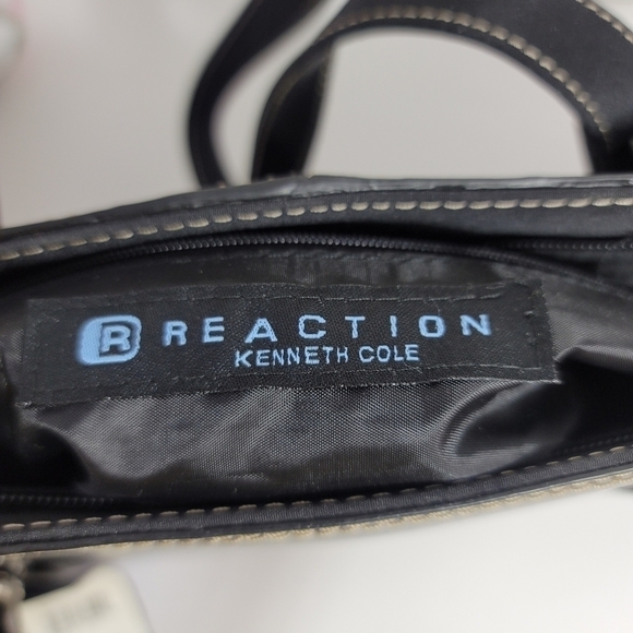 Kenneth Cole Reaction Black Leather Tote - Picture 7 of 10